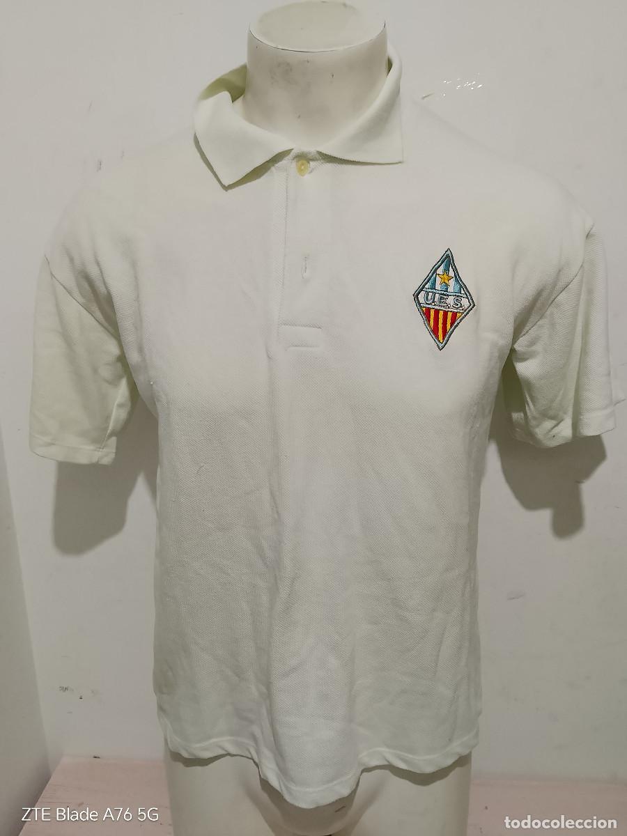 Coleccionismo deportivo: UE Sants 1990 polo futbol catalunya barcelona vintage L 56cts