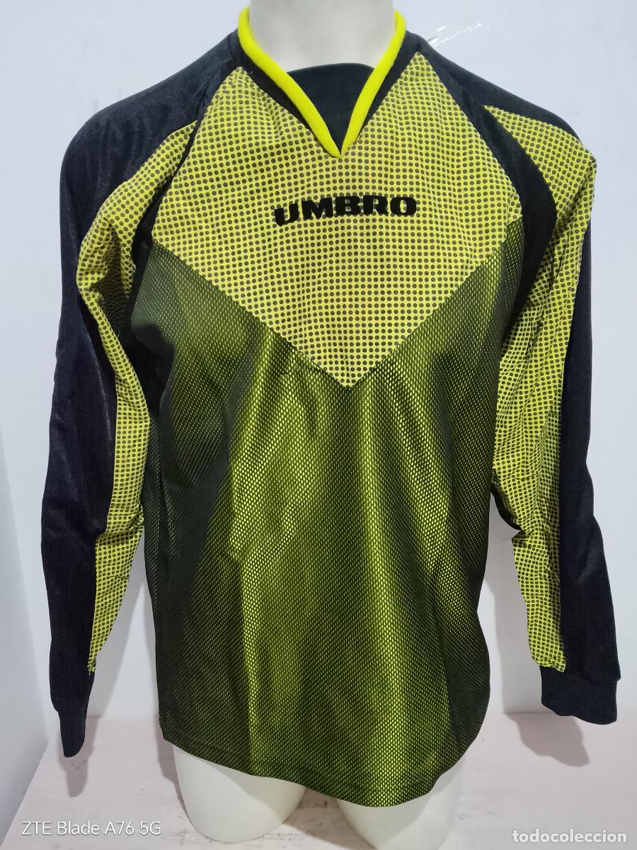 Coleccionismo deportivo: Umbro portero goalkepper camiseta futbol football shirt L 56cts