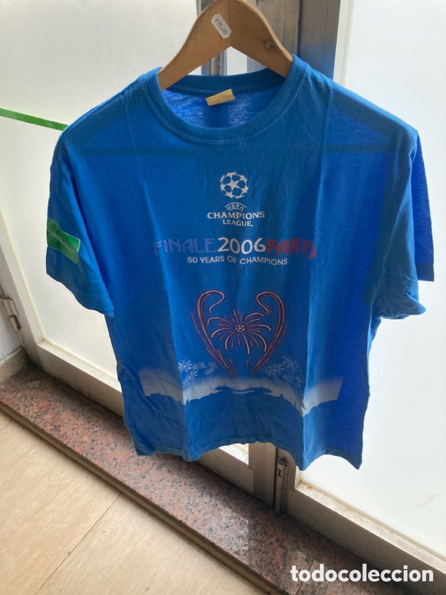 Coleccionismo deportivo: Camiseta Champions League final 2006 Paris
