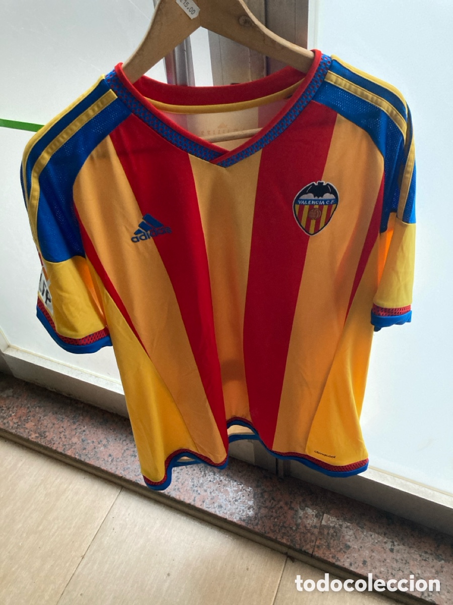 Coleccionismo deportivo: Camiseta original Valencia cf