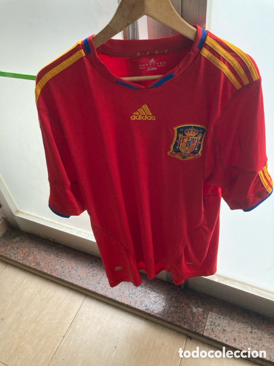 Coleccionismo deportivo: Camiseta Espa&ntilde;a mundial Sudafrica