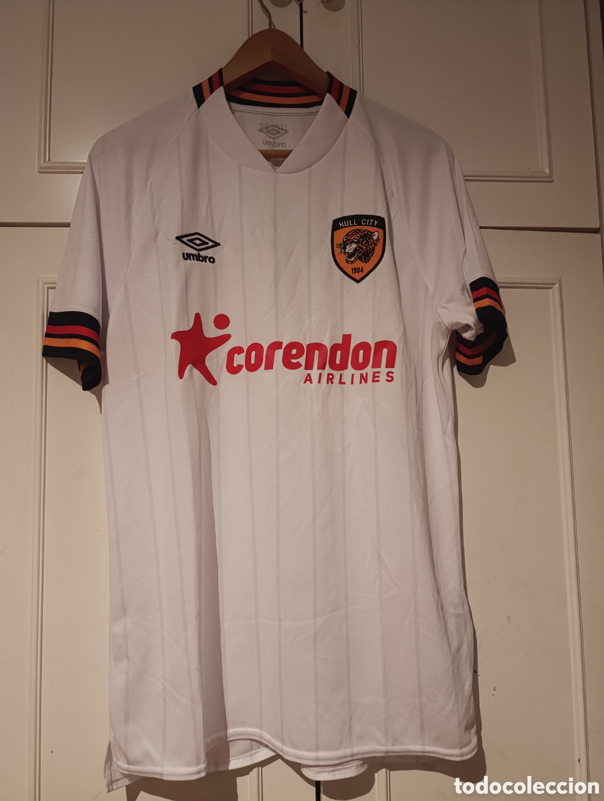Coleccionismo deportivo: Camiseta away Hull City FC de Inglaterra