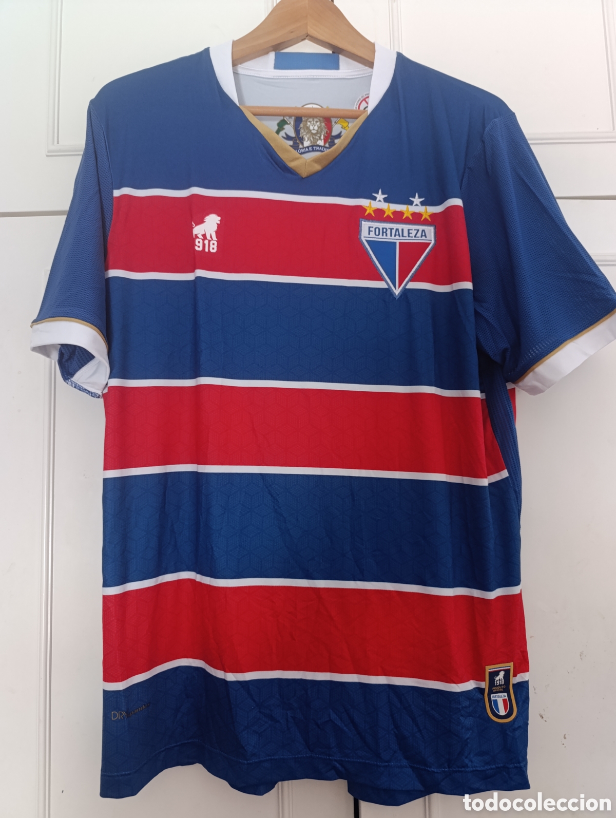 Coleccionismo deportivo: Camiseta Fortaleza de Brasil