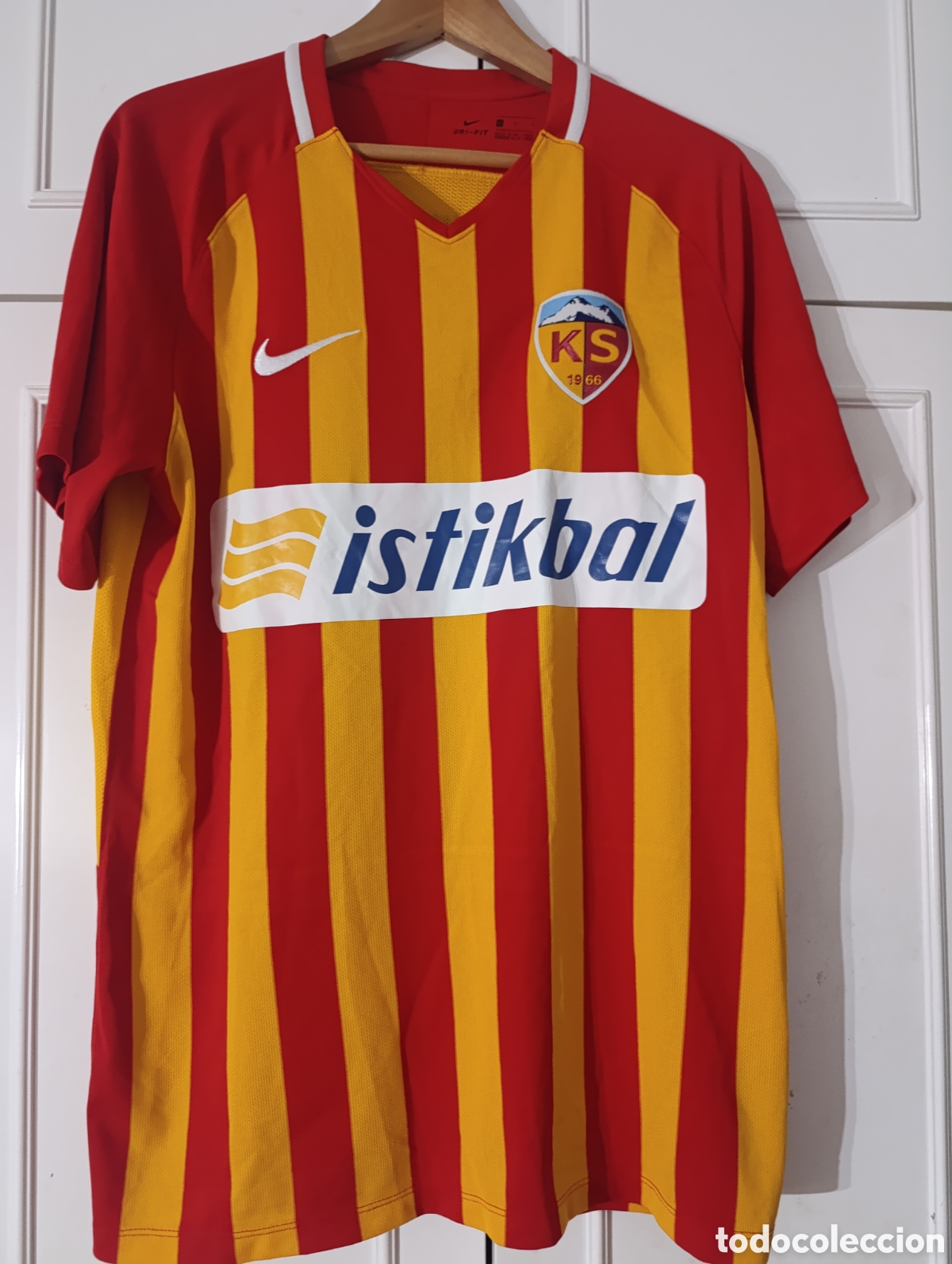 Coleccionismo deportivo: Camiseta matchworn Kayserispor de Turqu&iacute;a