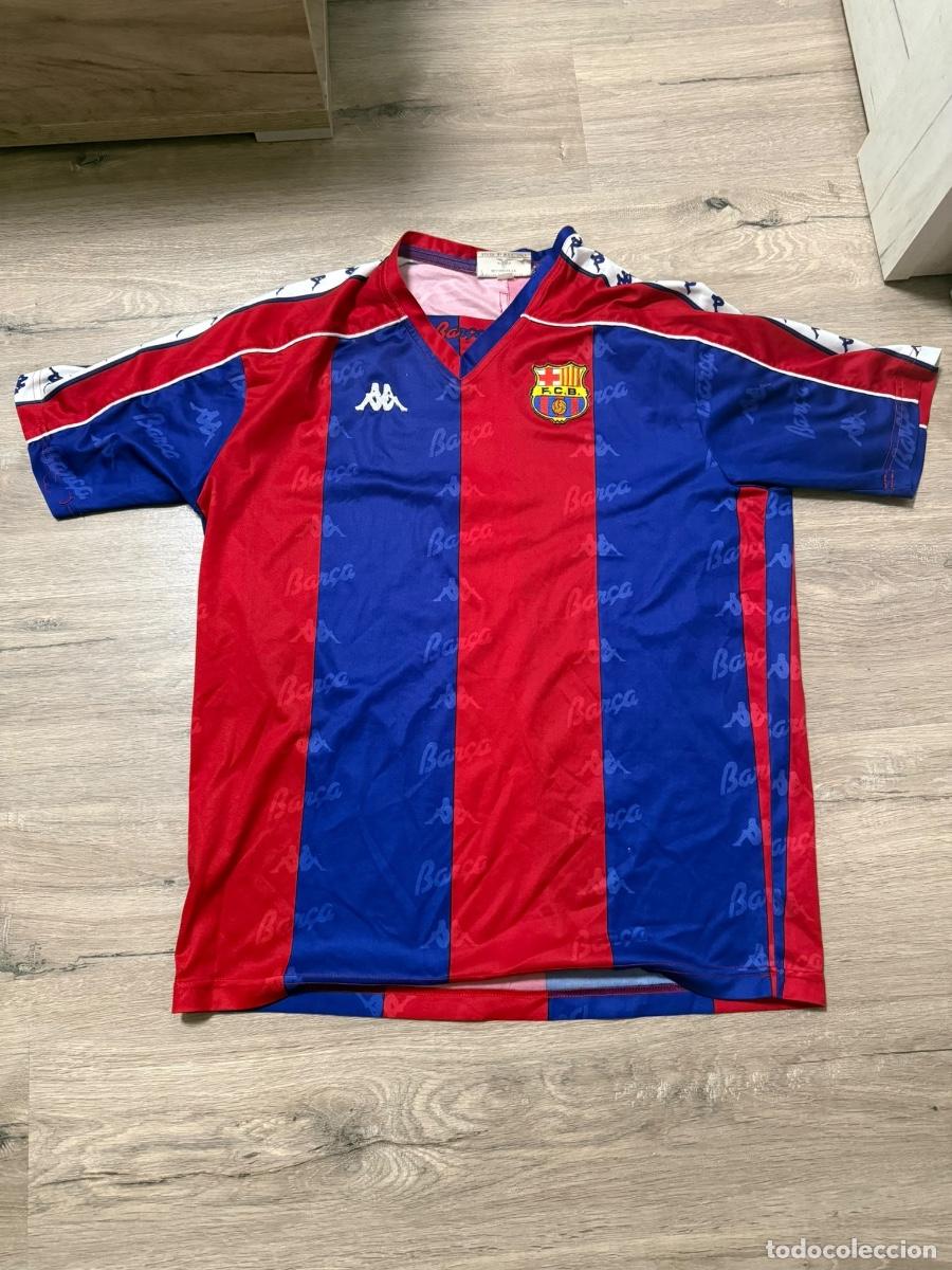 Coleccionismo deportivo: Primera equipaci&oacute;n bar&ccedil;a 1992-1995 original