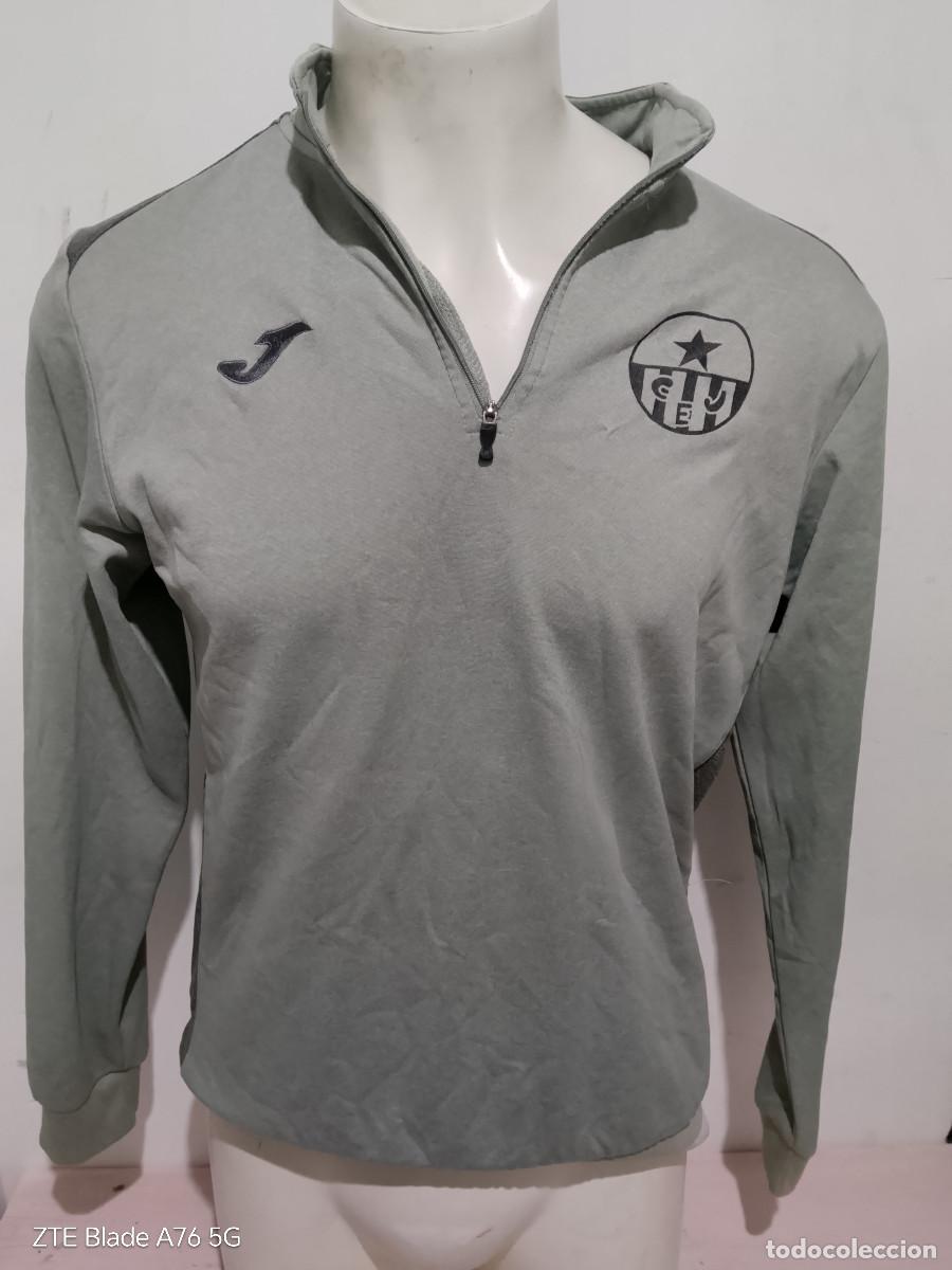 Coleccionismo deportivo: CE Jupiter sudadera futbol Barcelona football jersey catalunya M 52cts