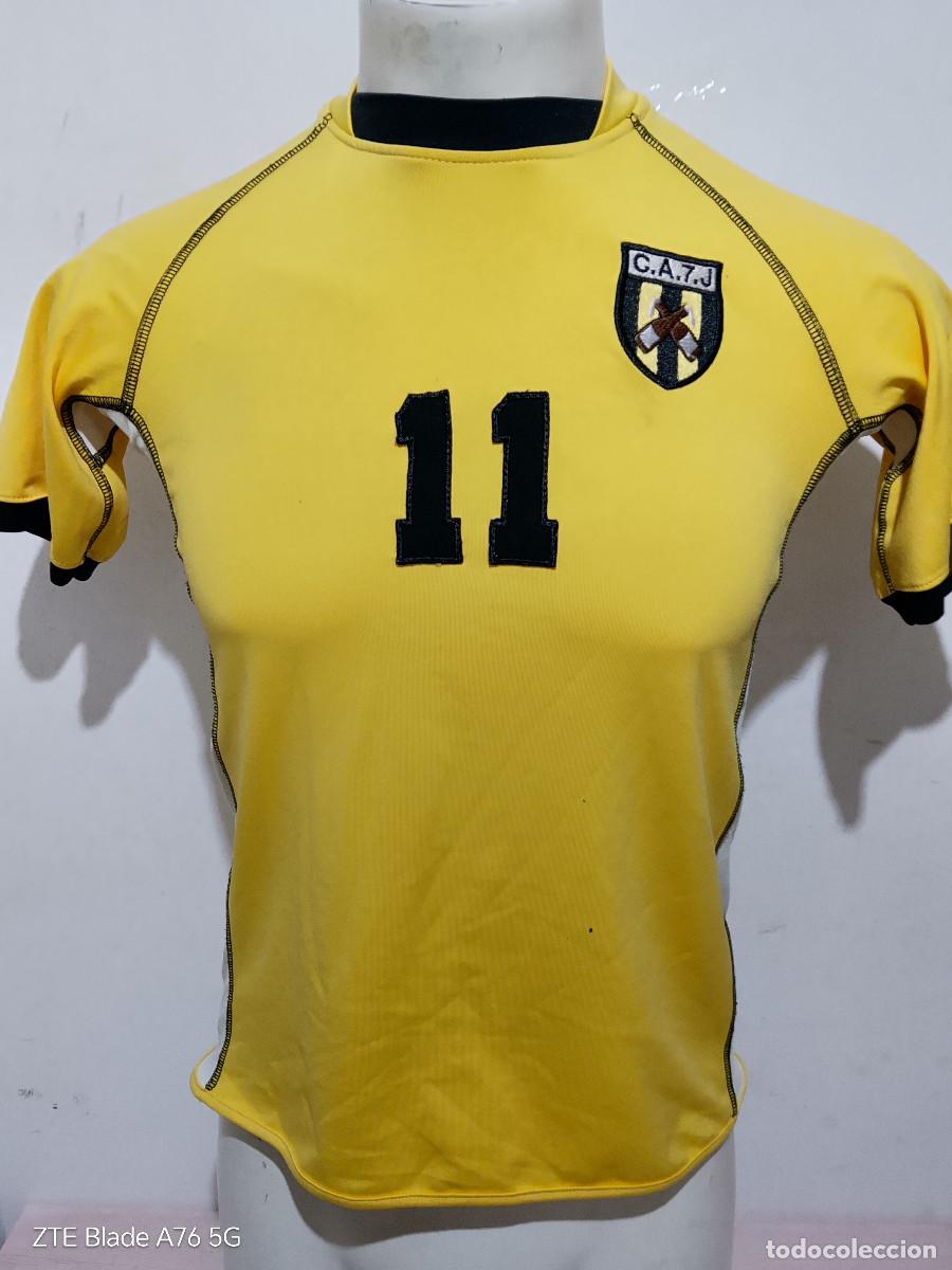 Coleccionismo deportivo: Club Atl&eacute;tico Acci&oacute;n Juvenil Tiro y Gimnasia Argentina camiseta futbol s 48cts