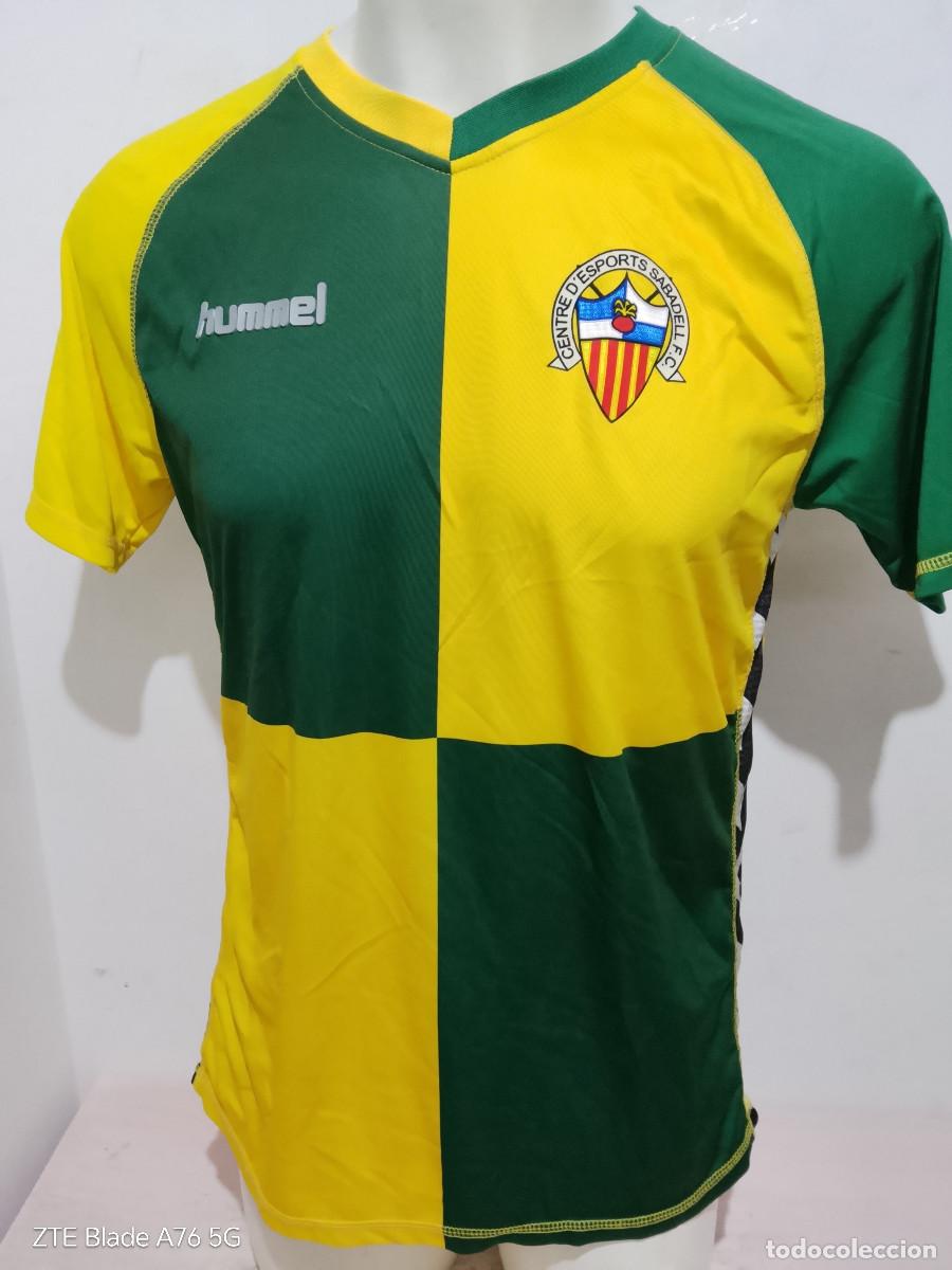 Coleccionismo deportivo: CE Sabadell match worn camiseta futbol football shirt m 55cts