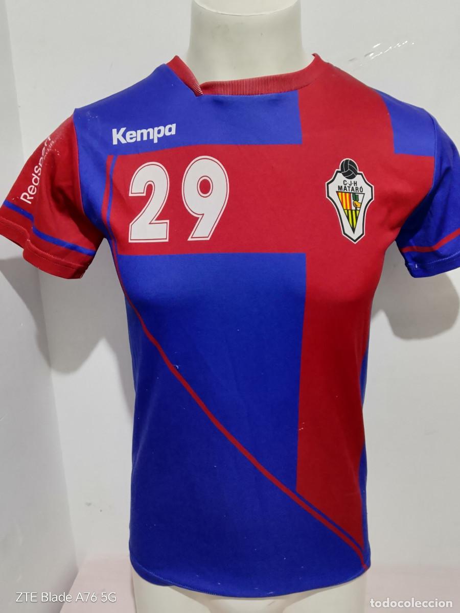 Coleccionismo deportivo: Handbol Mataro camiseta balonmano catalunya handball camiseta shirt s 50cts
