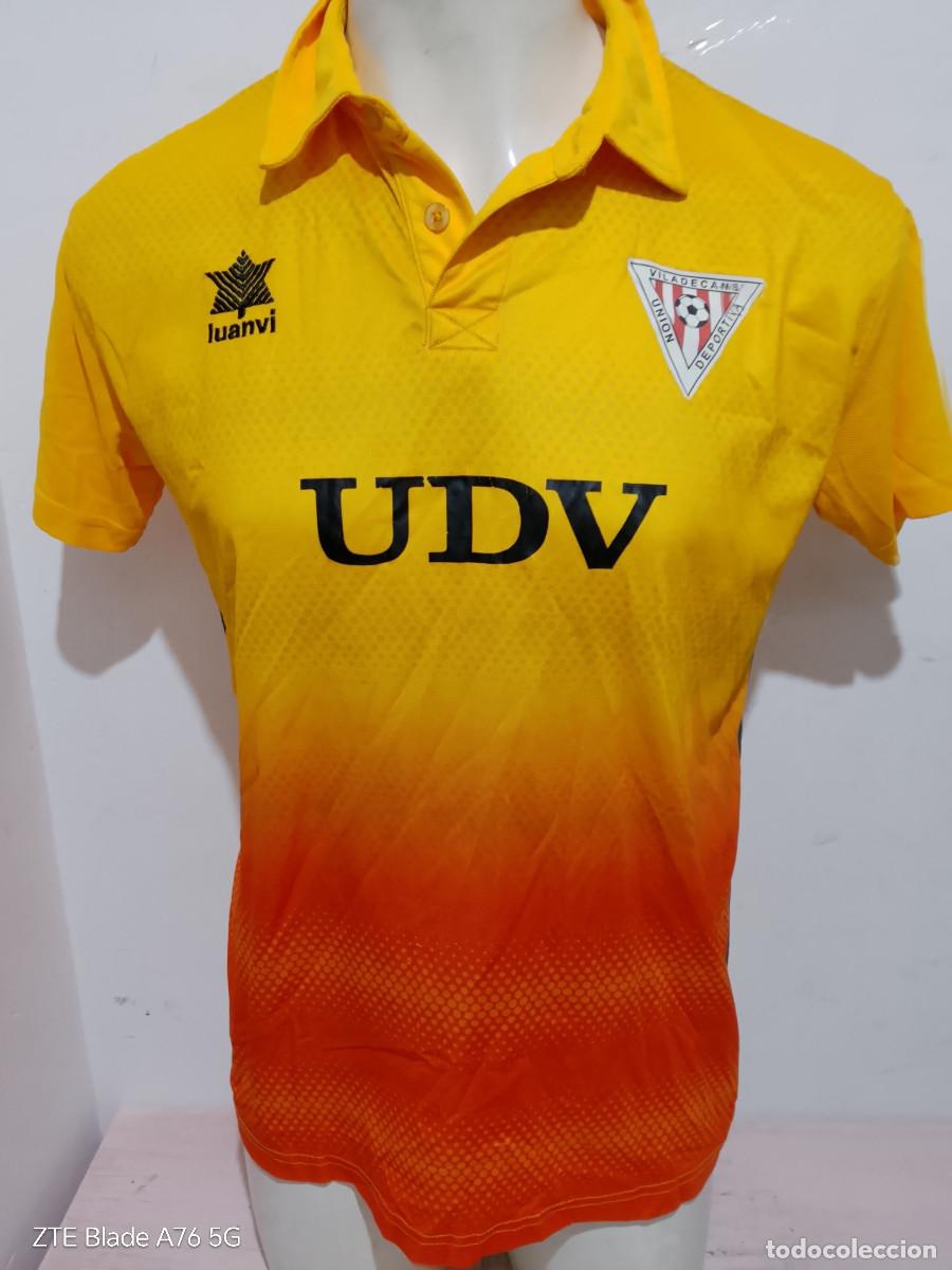 Coleccionismo deportivo: UD Viladecans polo camiseta futbol catalunya xl 58cts