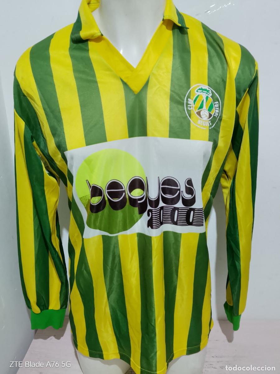 Coleccionismo deportivo: 1980 CF Begues Catalunya match worn camiseta futbol xl 56cts