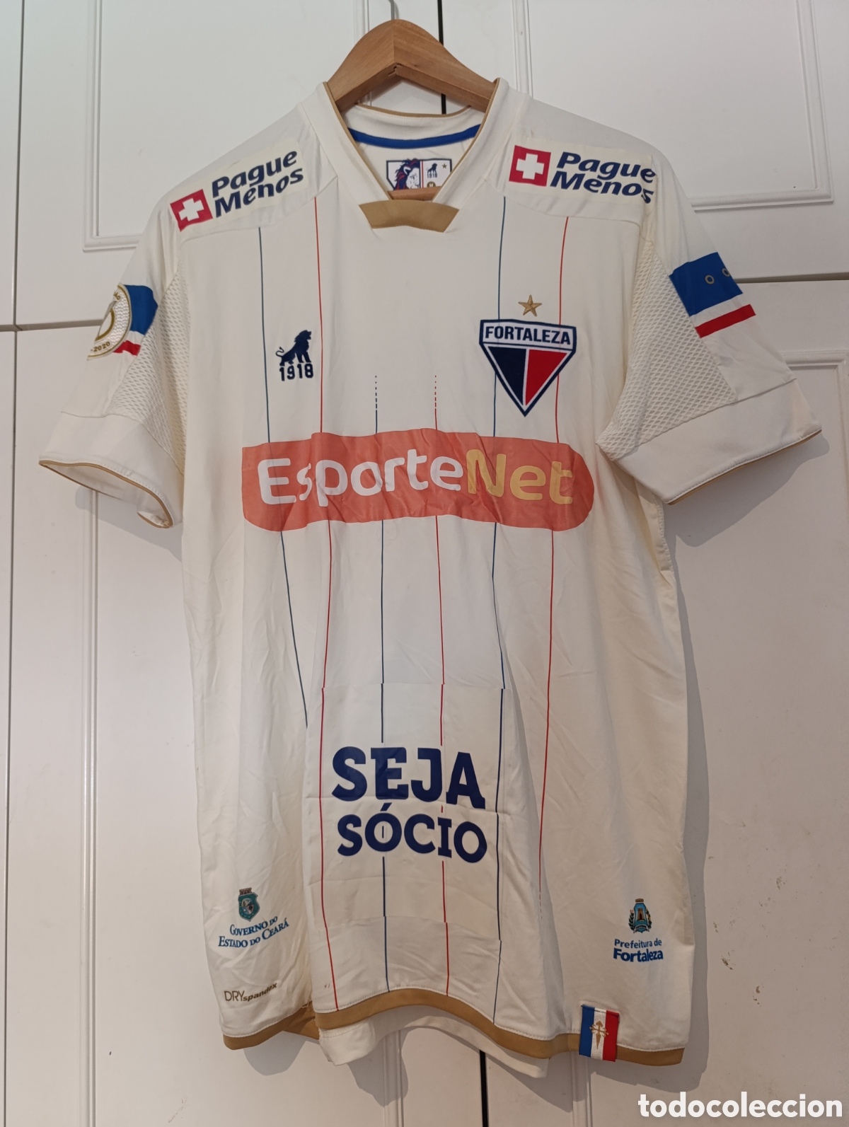 Coleccionismo deportivo: Camiseta matchworn EC Fortaleza de Brasil