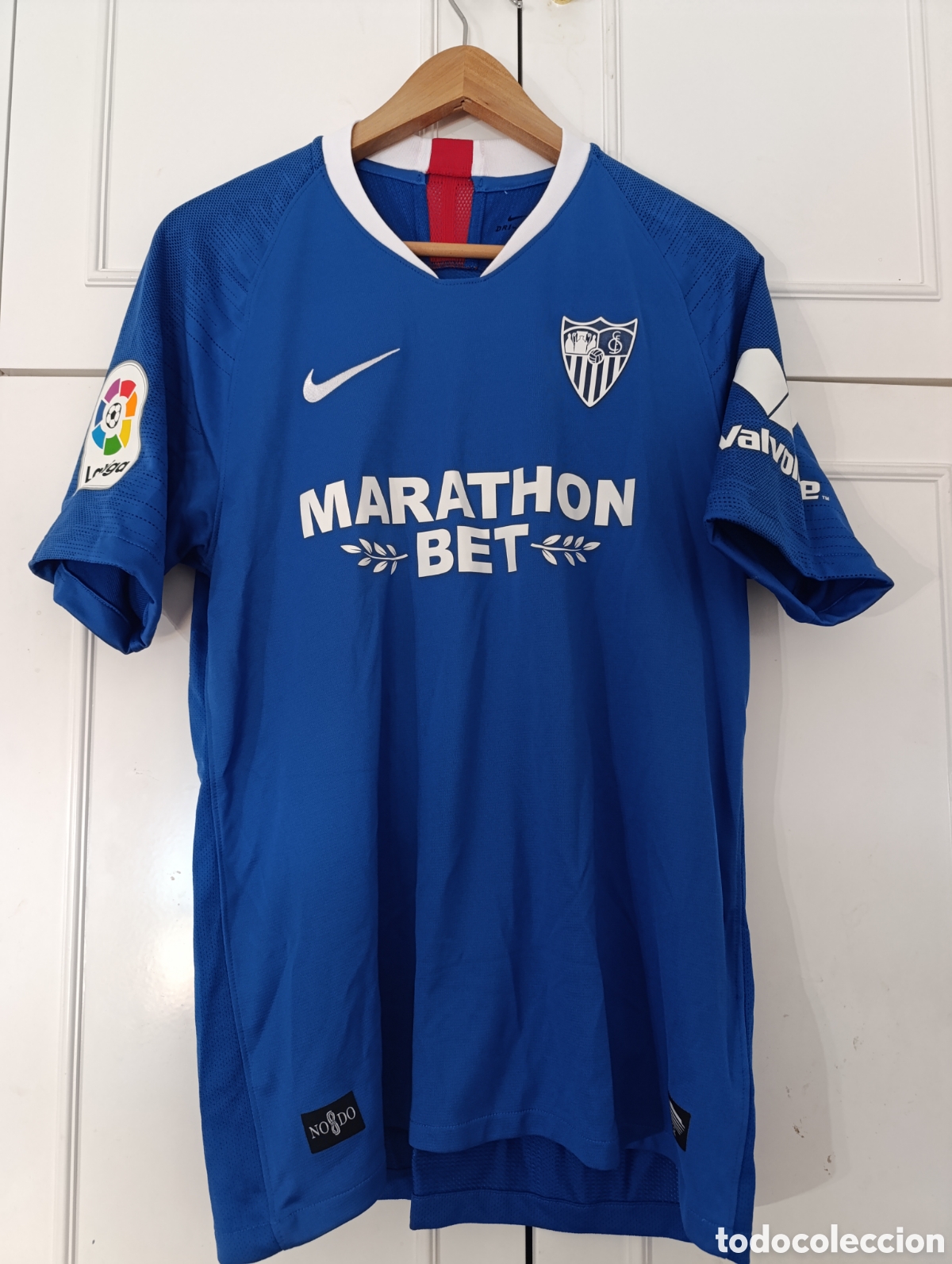 Coleccionismo deportivo: Camiseta away matchworn Sevilla FC