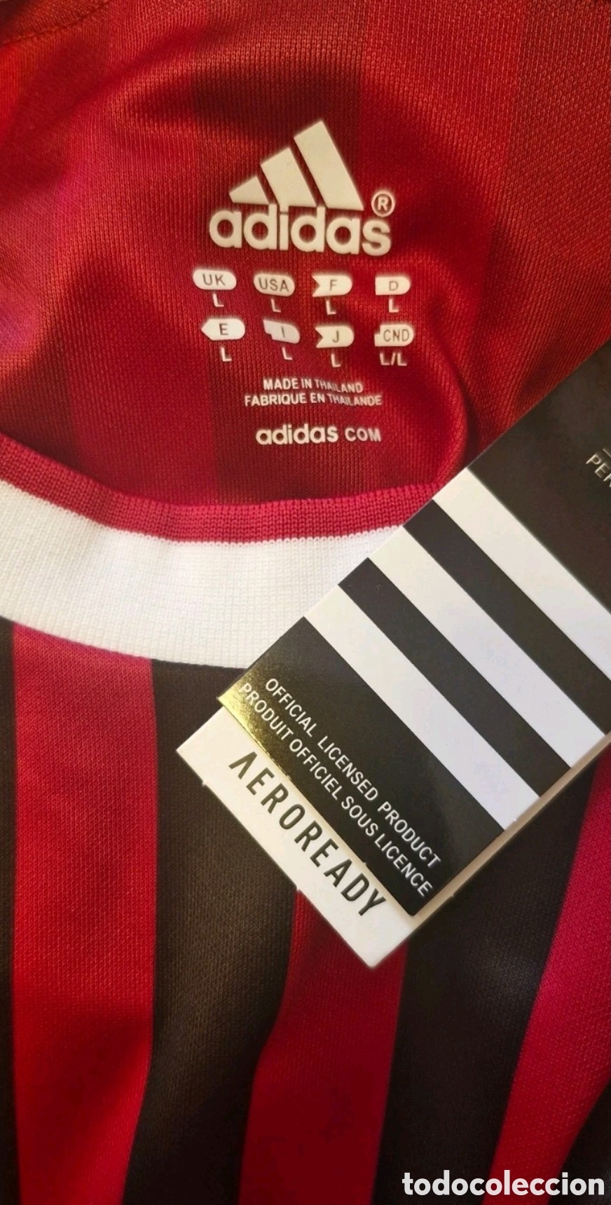 Coleccionismo deportivo: Camiseta Milan 2011/12 - Foto 4