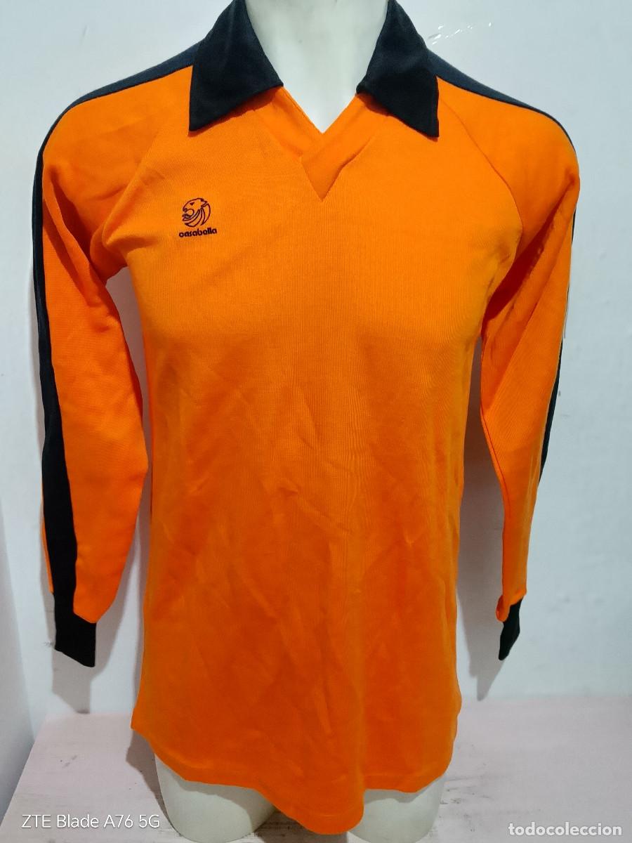 Coleccionismo deportivo: 1970 Juan Casaballa Sastreria goalkepper portero camiseta vintage shirt football futbol 53cts M-L