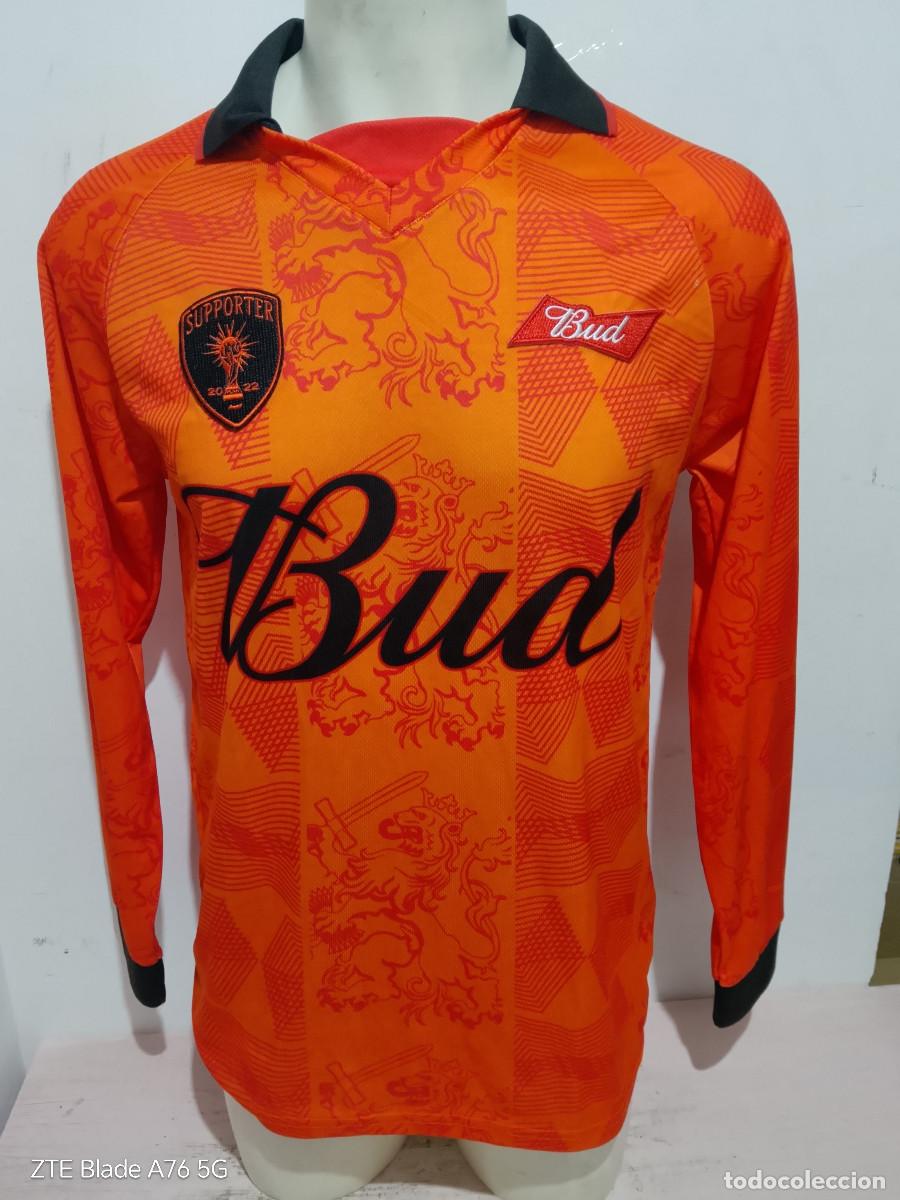 Coleccionismo deportivo: Netherlands Supporters Ber fans Bufweiser holland voetbal shirt football L 57cts