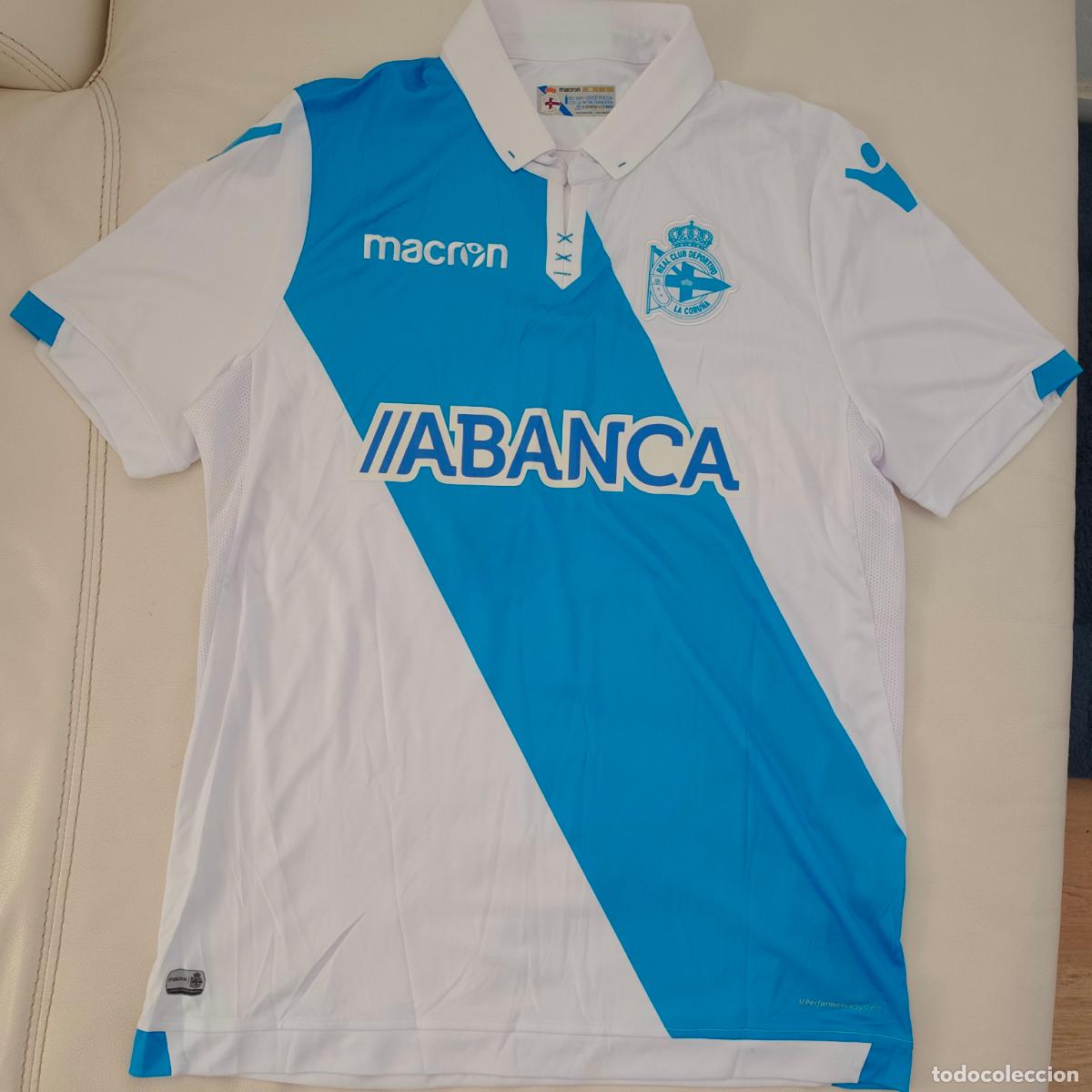 Coleccionismo deportivo: Camiseta Deportivo Coru&ntilde;a Femenino Talla L 2017/18 match worn
