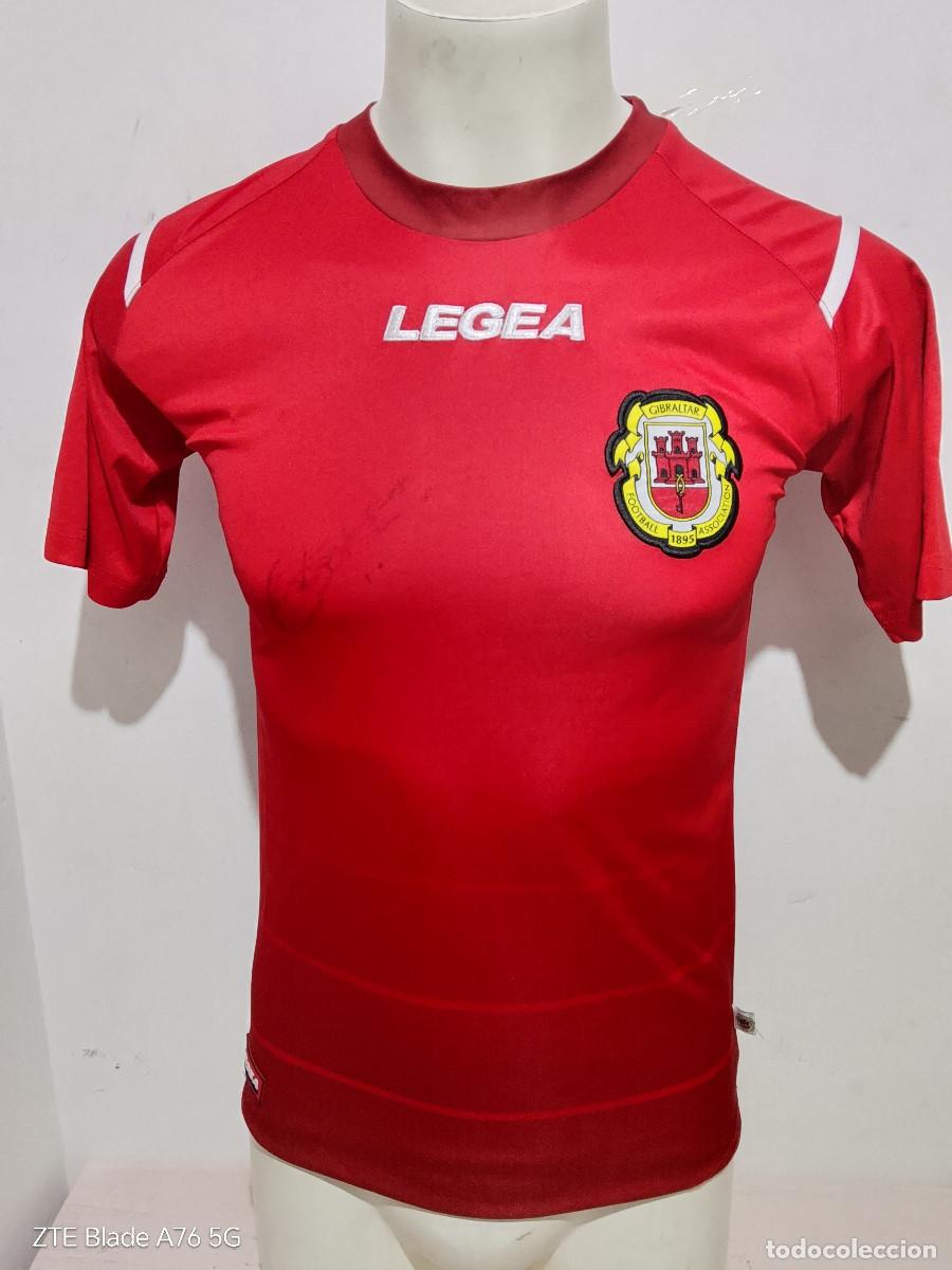 Coleccionismo deportivo: Gibraltar seleccion camiseta futbol football shirt s 46cts