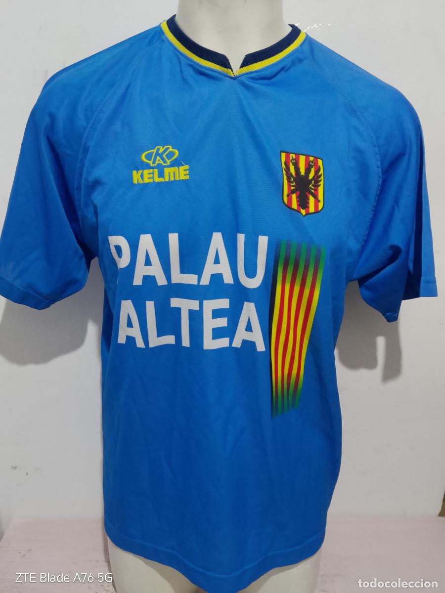 Coleccionismo deportivo: Uni&oacute;n Deportiva Altea Alicante match worn camiseta futbol tercera federacion L 57cts kelme