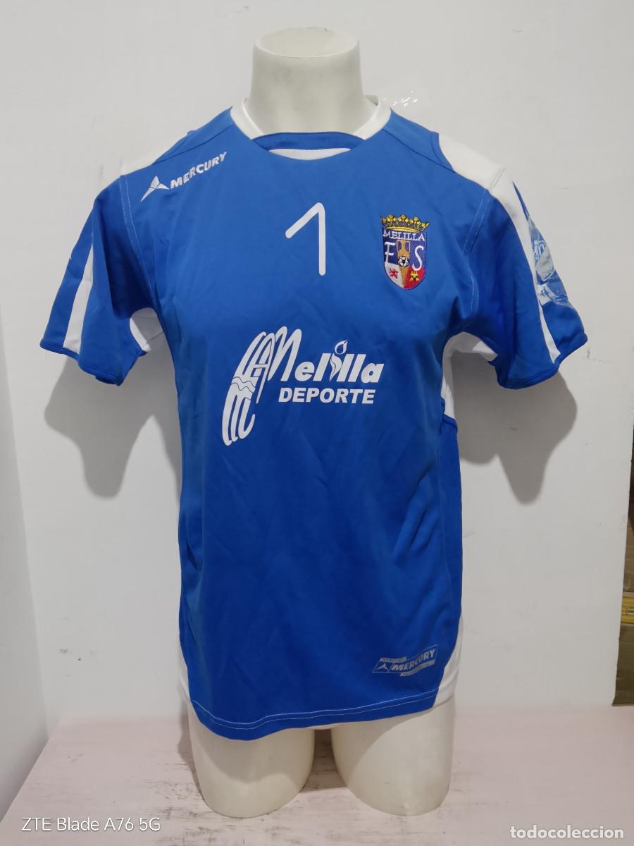 Coleccionismo deportivo: Melilla futsal camiseta futbol football shirt futbol sala match worn parche tocado M