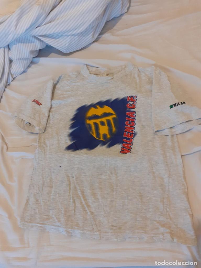 Coleccionismo deportivo: VALENCIA C F - CAMISETA PROMOCION PERIODICO SUPERDEPORTE - A&Ntilde;OS FINAL 90 PRINCIPIO 2000