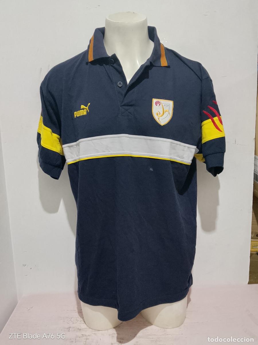 Coleccionismo deportivo: Catalunya polo seleccion catalana futbol football shirt jersey 1996 L 62cts