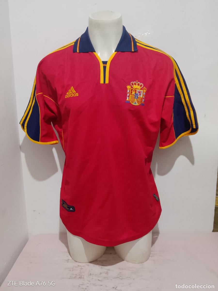 Coleccionismo deportivo: Espa&ntilde;a 2000 seleccion camiseta futbol football shirt L 65cts