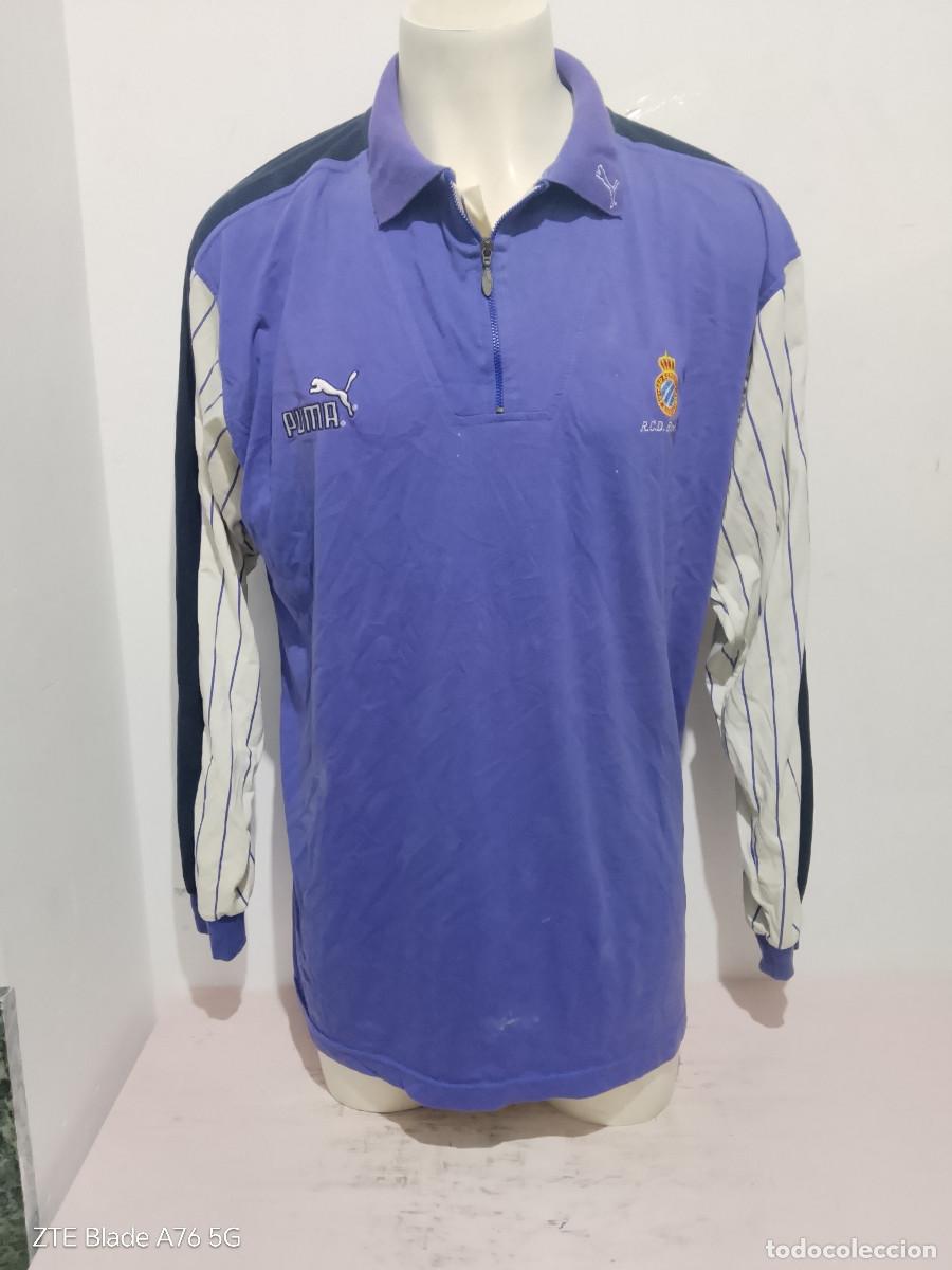 Sammelleidenschaft Sport: RCD Espanyol vintage jersey entreno muy raro de encontrar futbol xl 66cts