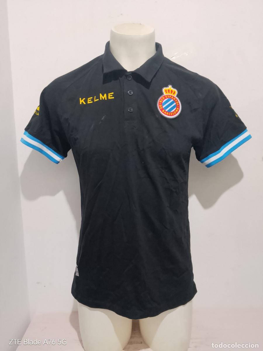 Sammelleidenschaft Sport: RCD Espanyol polo entrenamiento camiseta futbol m 55cts