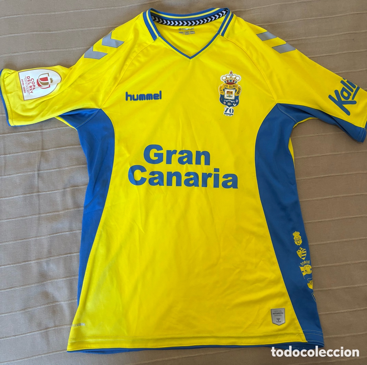 Coleccionismo deportivo: Match worn Fabio UD Las Palmas Copa del Rey 2019-2020