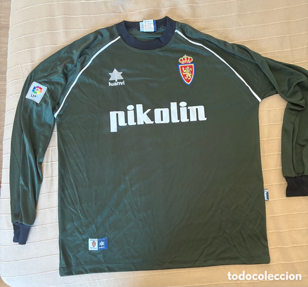 Coleccionismo deportivo: Match worn Real Zaragoza Juanmi