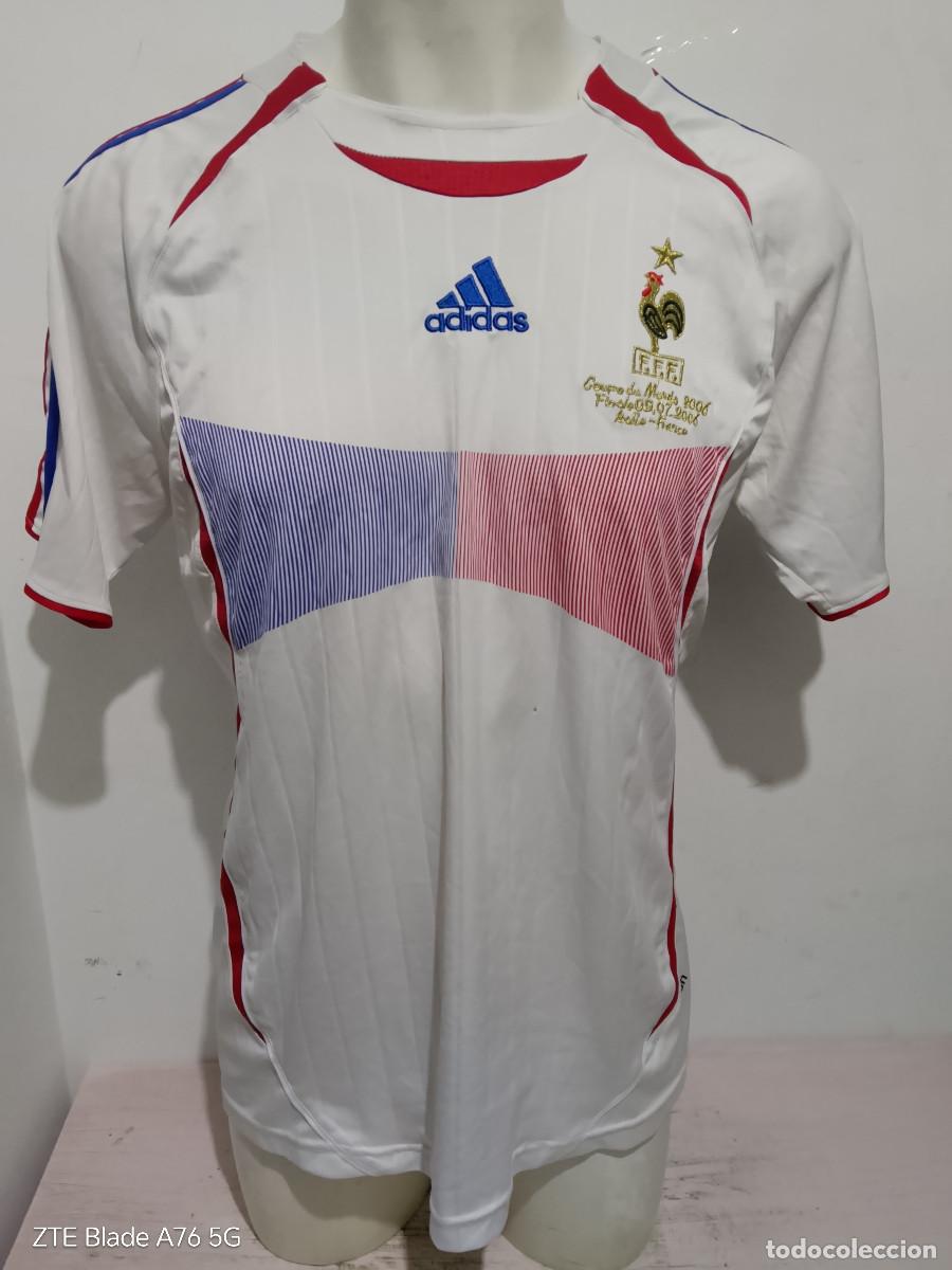 Coleccionismo deportivo: Francia copa del mundo 2006 camiseta futbol football shirt (tara hole) L 56cts