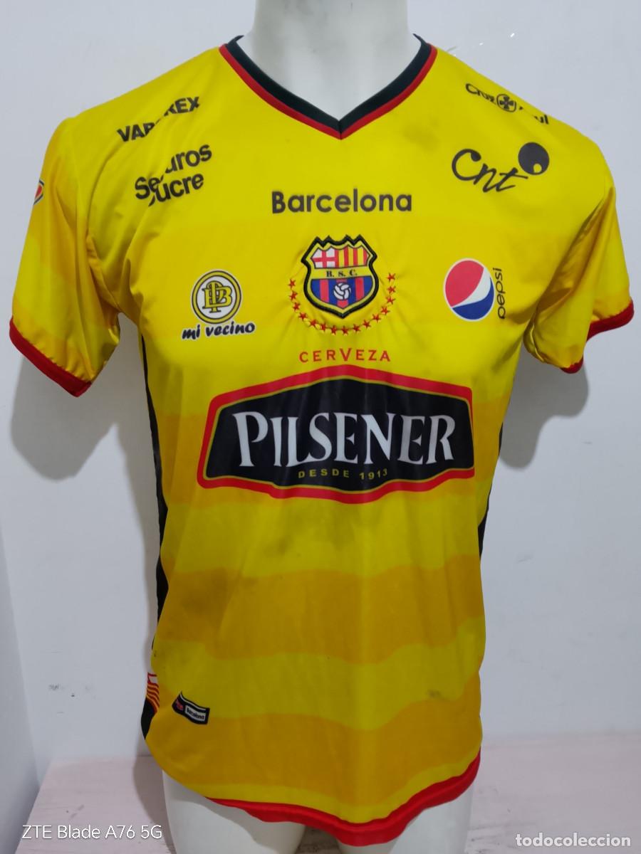 Coleccionismo deportivo: Barcelona de Guayaquil Ecuador camiseta futbol football shirt L 54cts