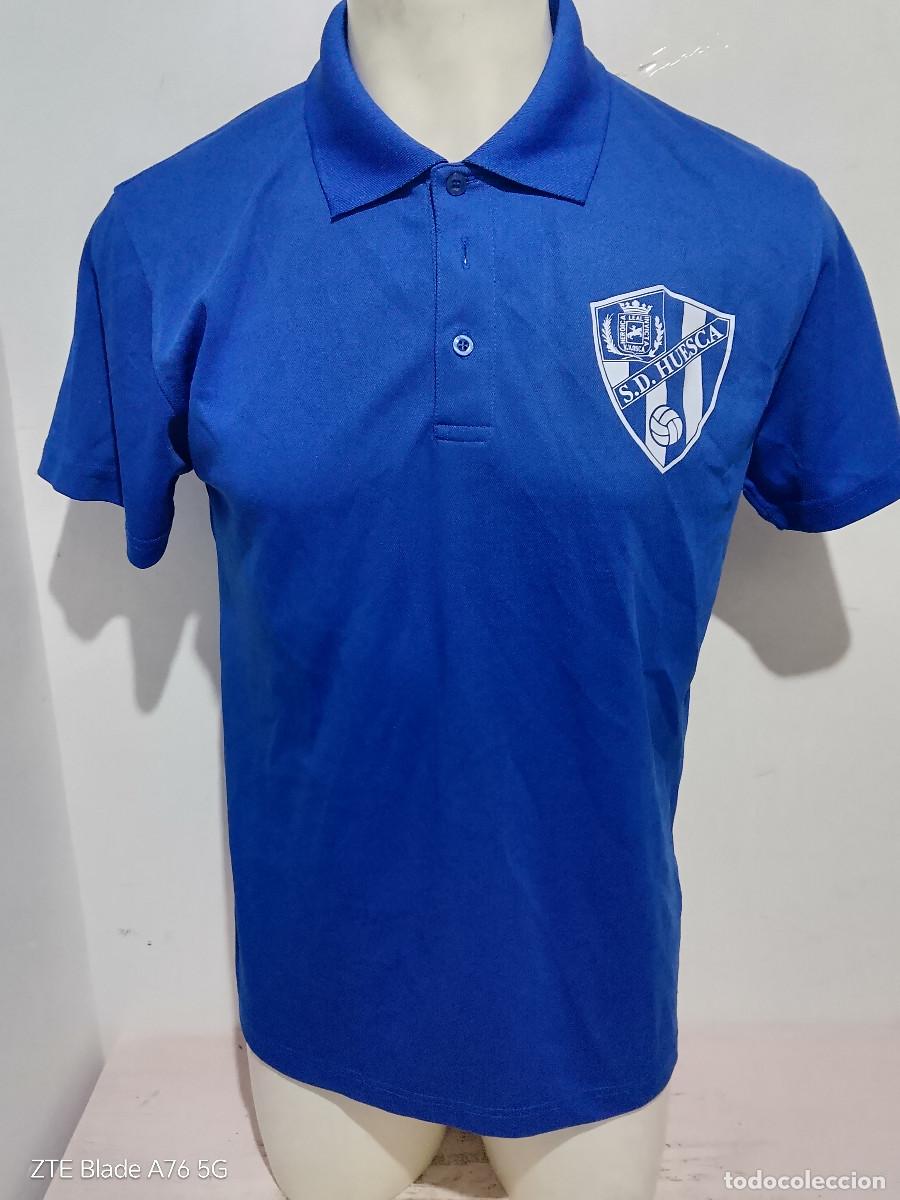 Coleccionismo deportivo: SD Huesca camiseta entreno futbol polo shirt L 58cts