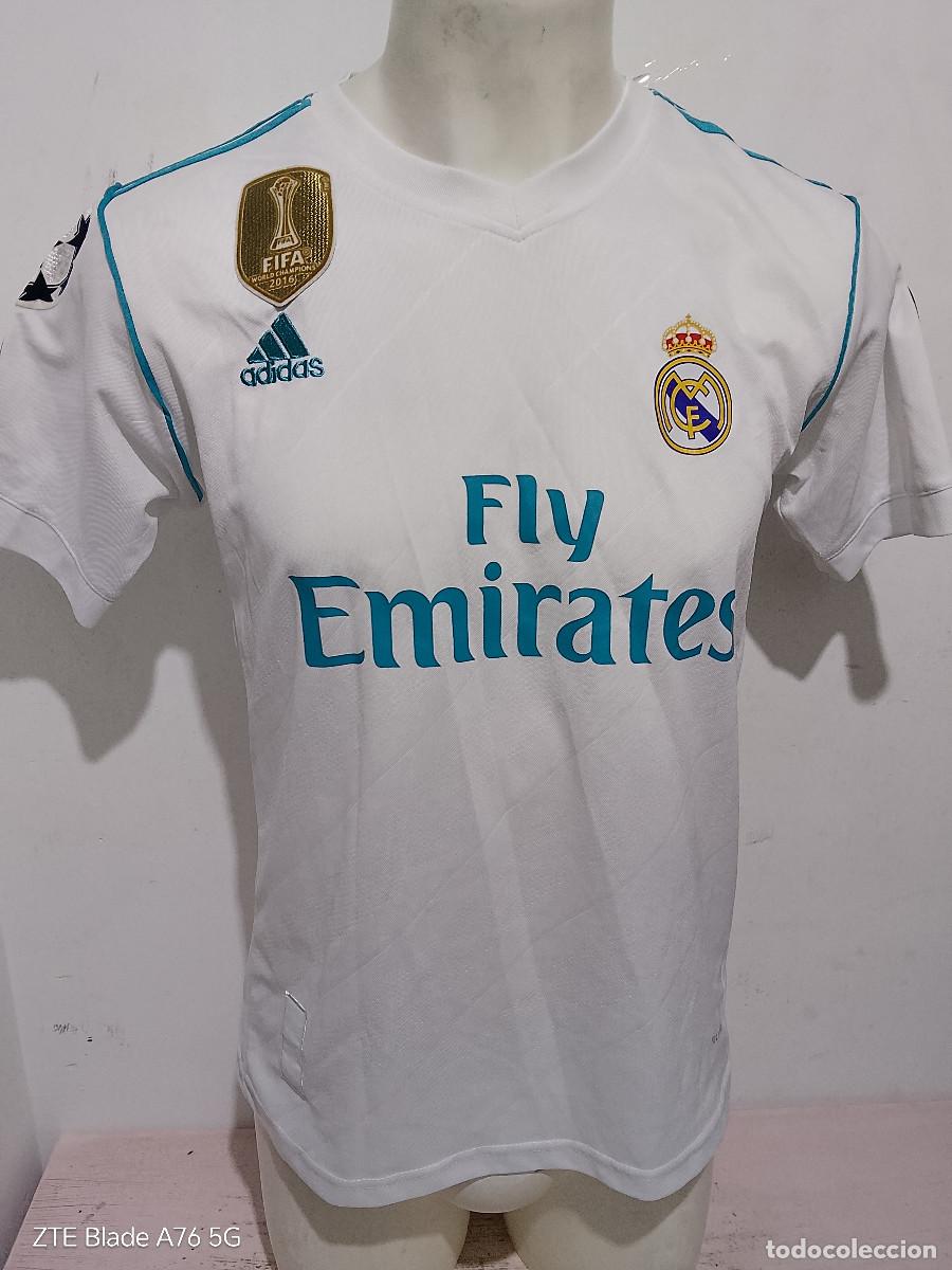 Coleccionismo deportivo: Real Madrid camiseta futbol football shirt replic m 55cts