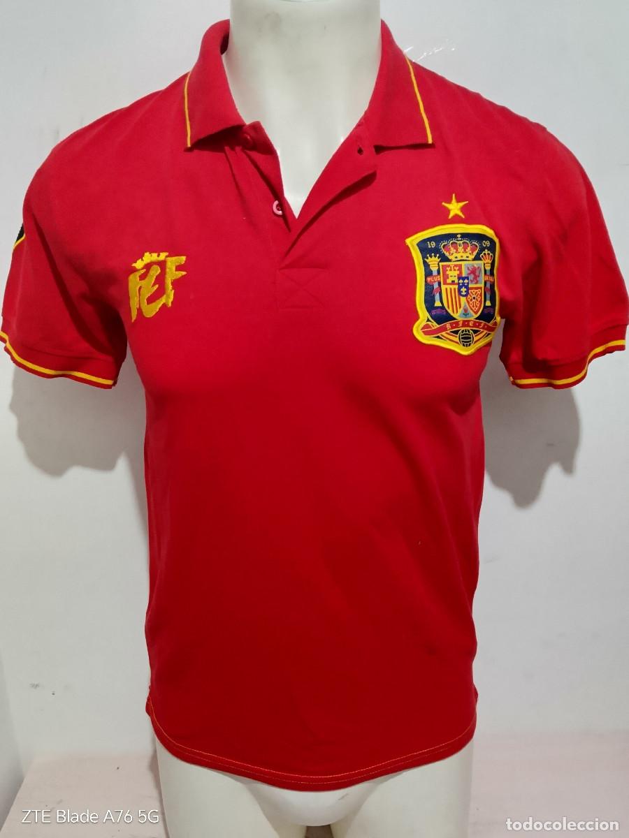 Coleccionismo deportivo: Espa&ntilde;a Spain polo seleccion camiseta futbol s 53cts