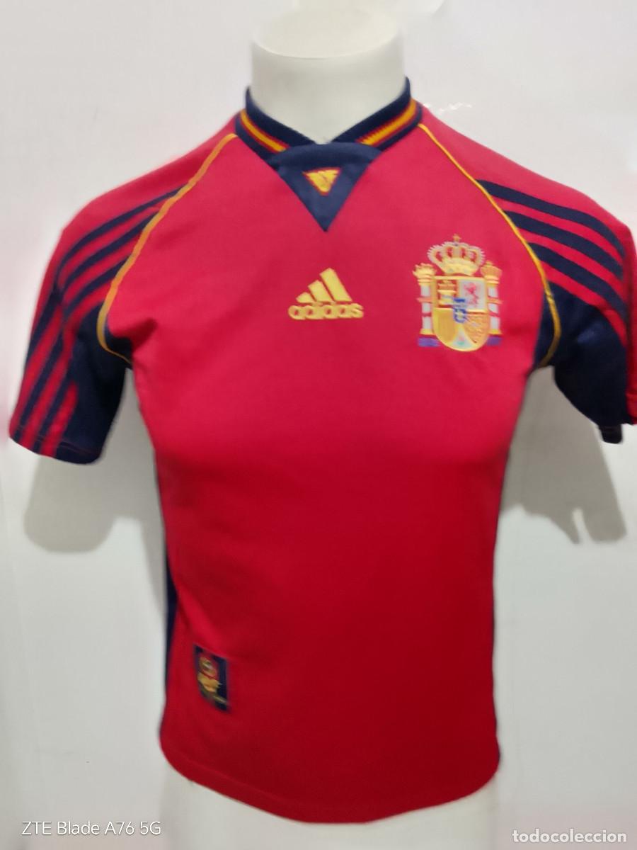 Coleccionismo deportivo: Espa&ntilde;a 1998 camiseta futbol football shirt seleccion spain 48cts xxs