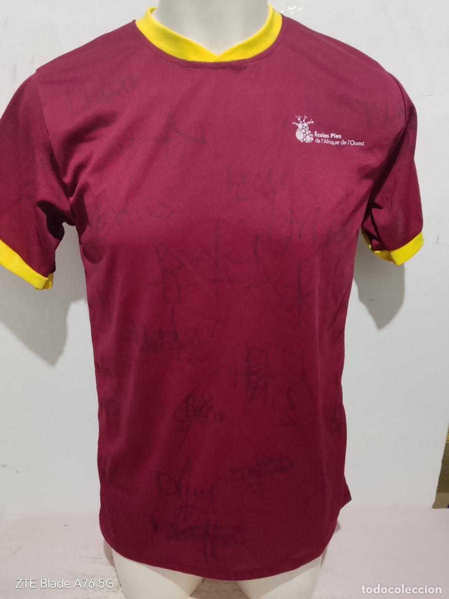 Coleccionismo deportivo: &Eacute;coles Pies de l&rsquo;Afrique de l&rsquo;Ouest Senegal shirt camiseta maillot xl signed