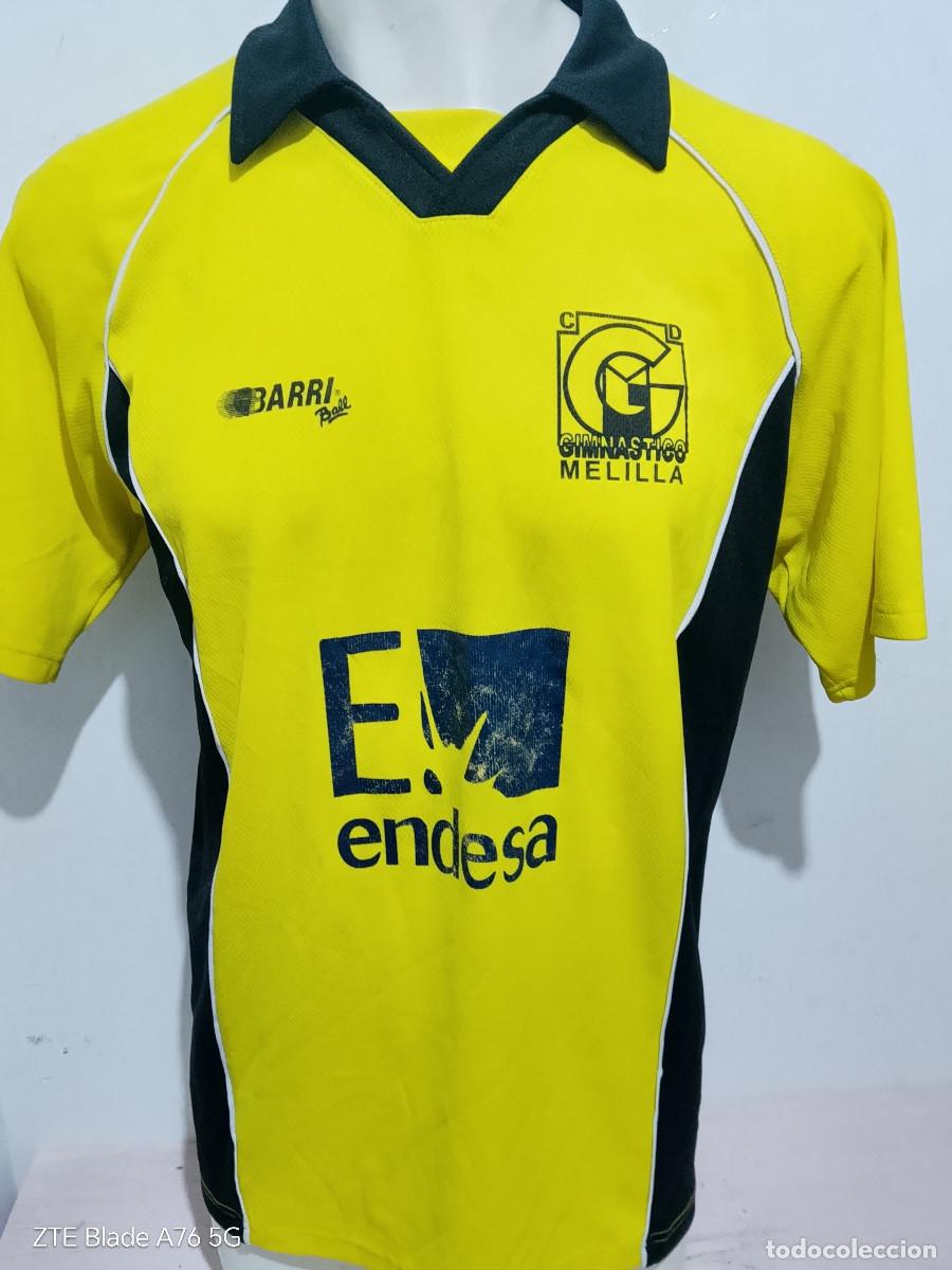 Coleccionismo deportivo: GImnastico Melilla camiseta futbol football shirt L 56cts