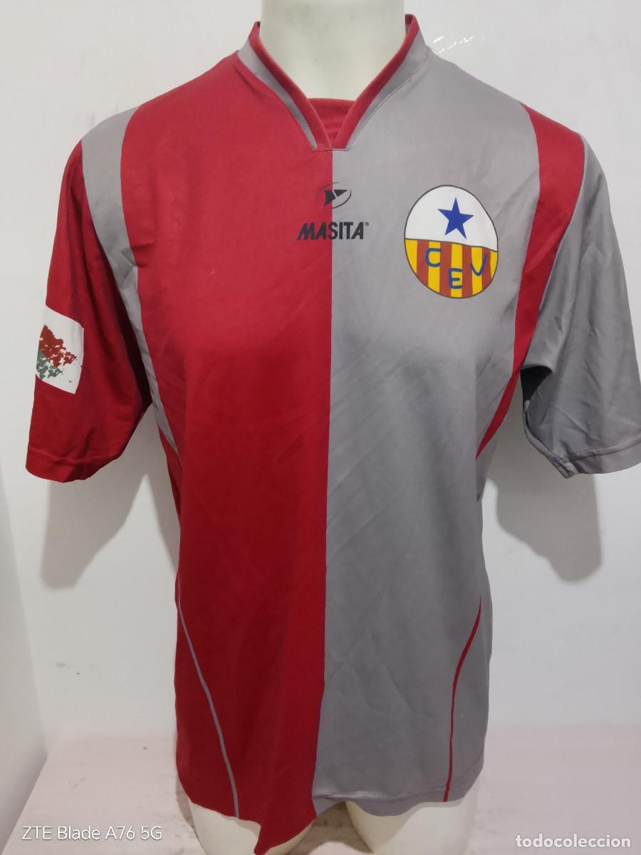 Coleccionismo deportivo: CE Jupiter Barcelona camiseta futbol football shirt dorsal mal M-L 58cts