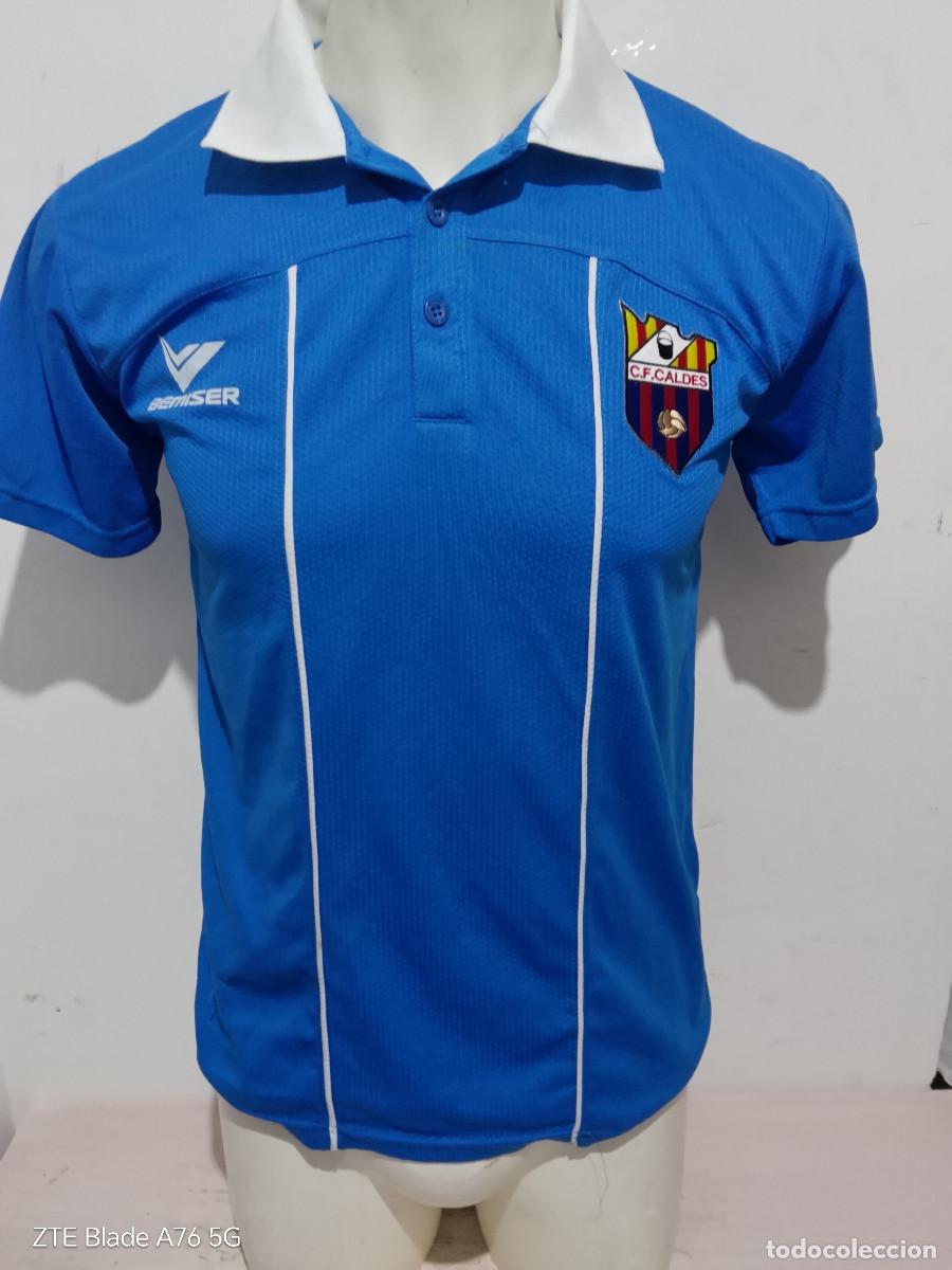 Coleccionismo deportivo: CF Caldes camiseta futbol catalunya polo s 54cts