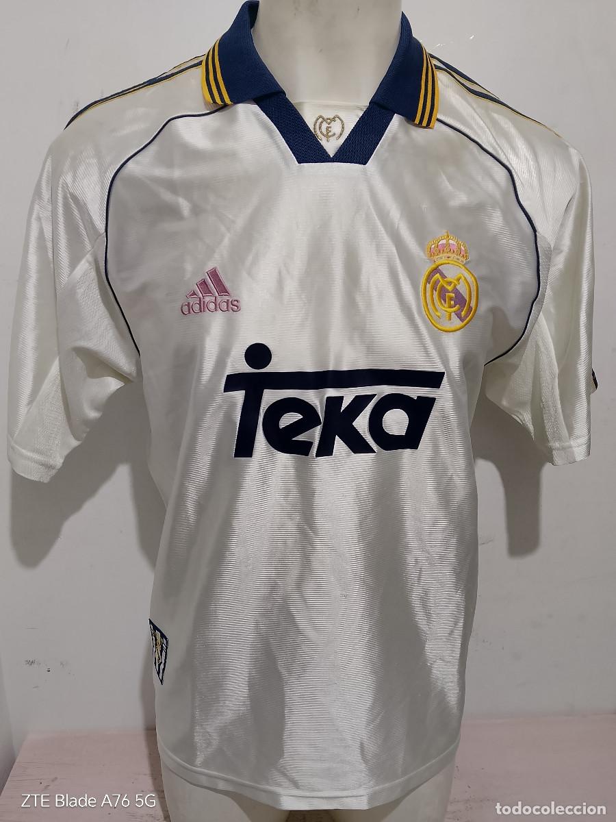 Coleccionismo deportivo: Real Madrid 1998 camiseta futbol football shirt M 57cts