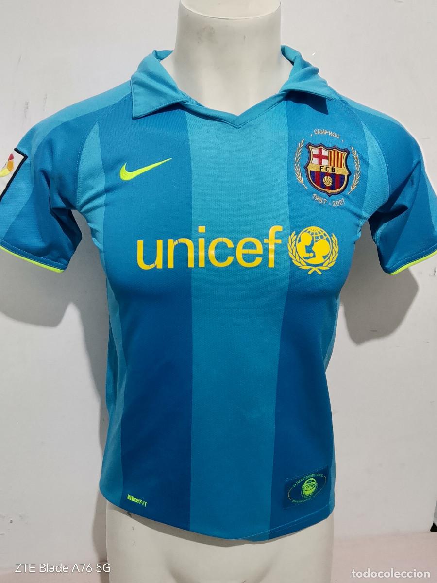 Coleccionismo deportivo: FC Barcelona 2007 camiseta futbol football shirt 12-15 a&ntilde;os xxs 48cts
