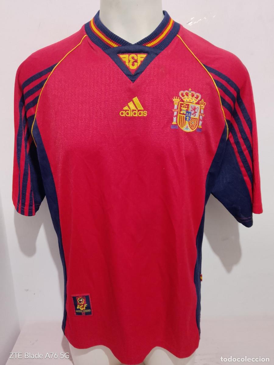 Coleccionismo deportivo: Espa&ntilde;a Spain seleccion camiseta futbol football shirt xl 66cts
