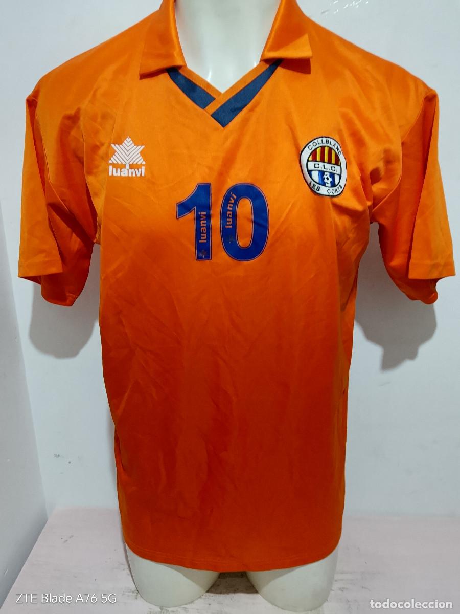 Coleccionismo deportivo: Collblanc Les Corts Barcelona camiseta futbol catalunya XL 60cts