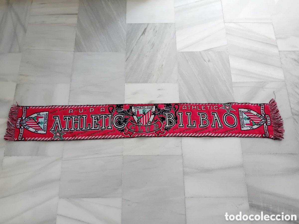 Coleccionismo deportivo: BUFANDA FUTBOL ATH.BILBAO