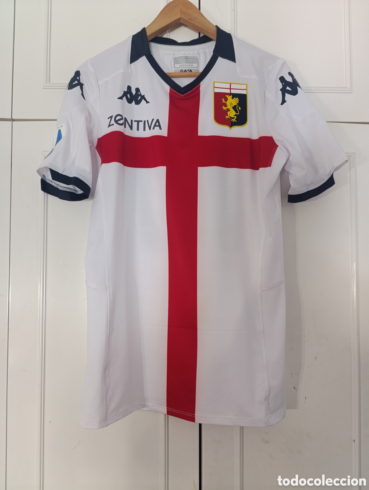 Coleccionismo deportivo: Camiseta matchworn FC Genoa