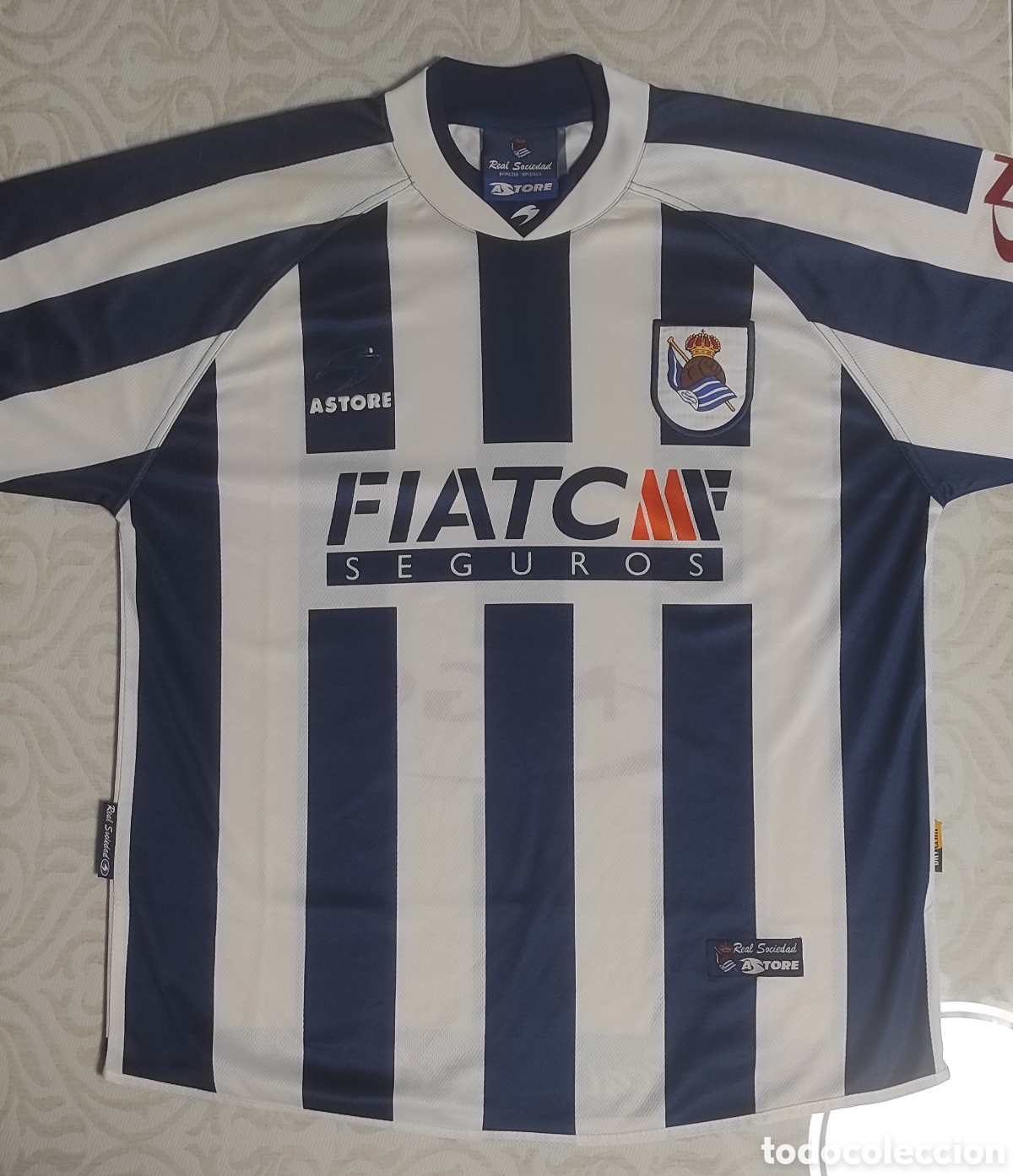 Coleccionismo deportivo: CAMISETA F&Uacute;TBOL OFICIAL - REAL SOCIEDAD - TEMPORADA 2003-2004