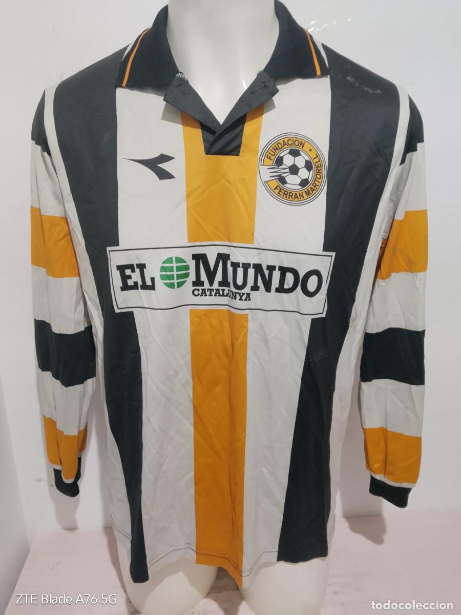 Colecionismo desportivo: Fundacion ferran Martorell camiseta futbol football shirt Dissolved L