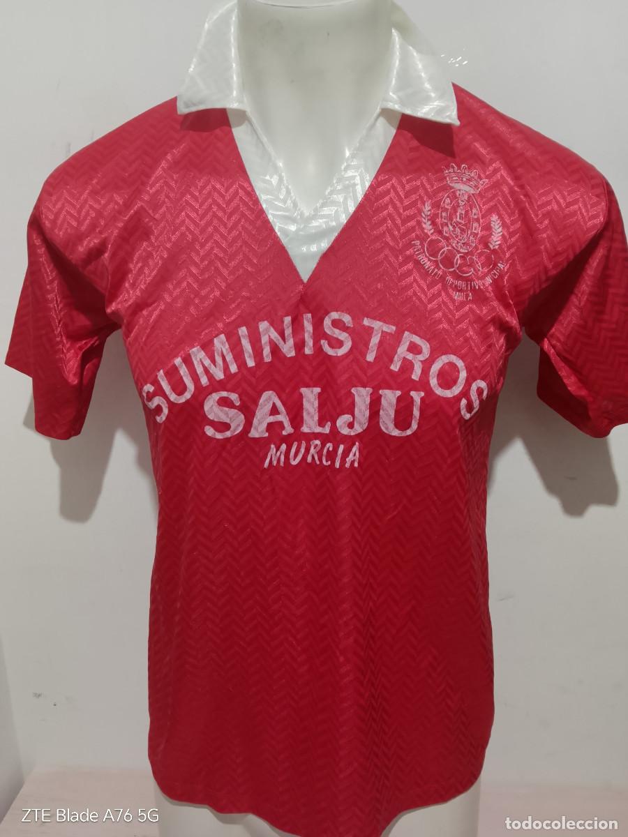 Coleccionismo deportivo: Patronato Deportivo Municipal de Murcia camiseta futbol vintage s 52cts